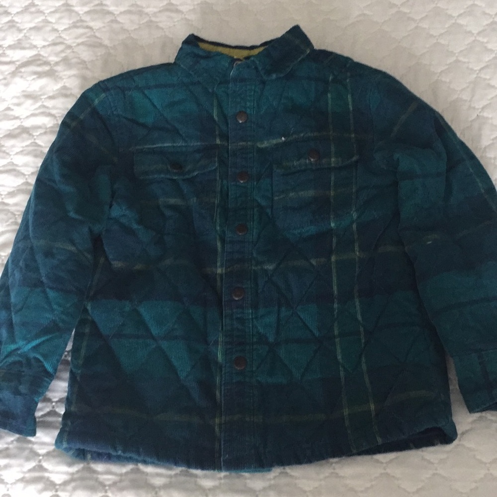 Little boys corduroy flannel jacket